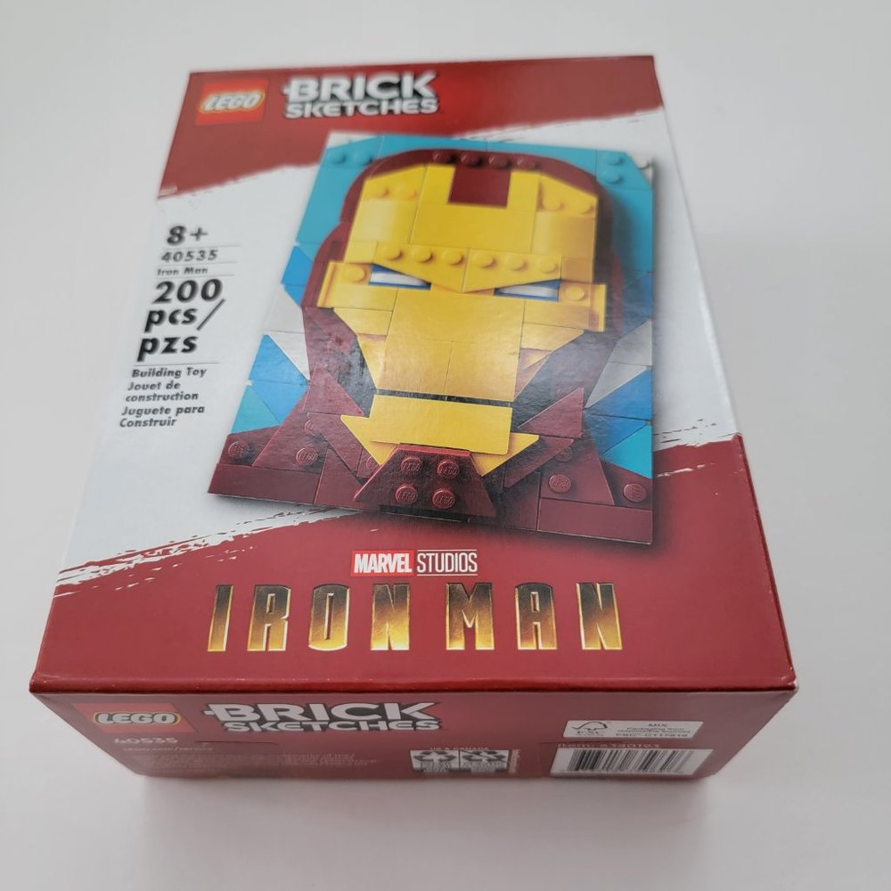 LEGO Brick Sketches Iron Man - Marvel Super Heroes, new